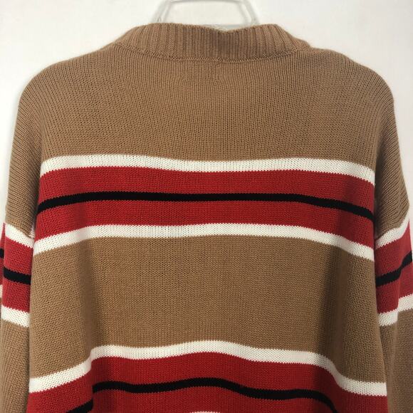 POL Crop Striped Pullover Knit Sweater S - Picture 7 of 11